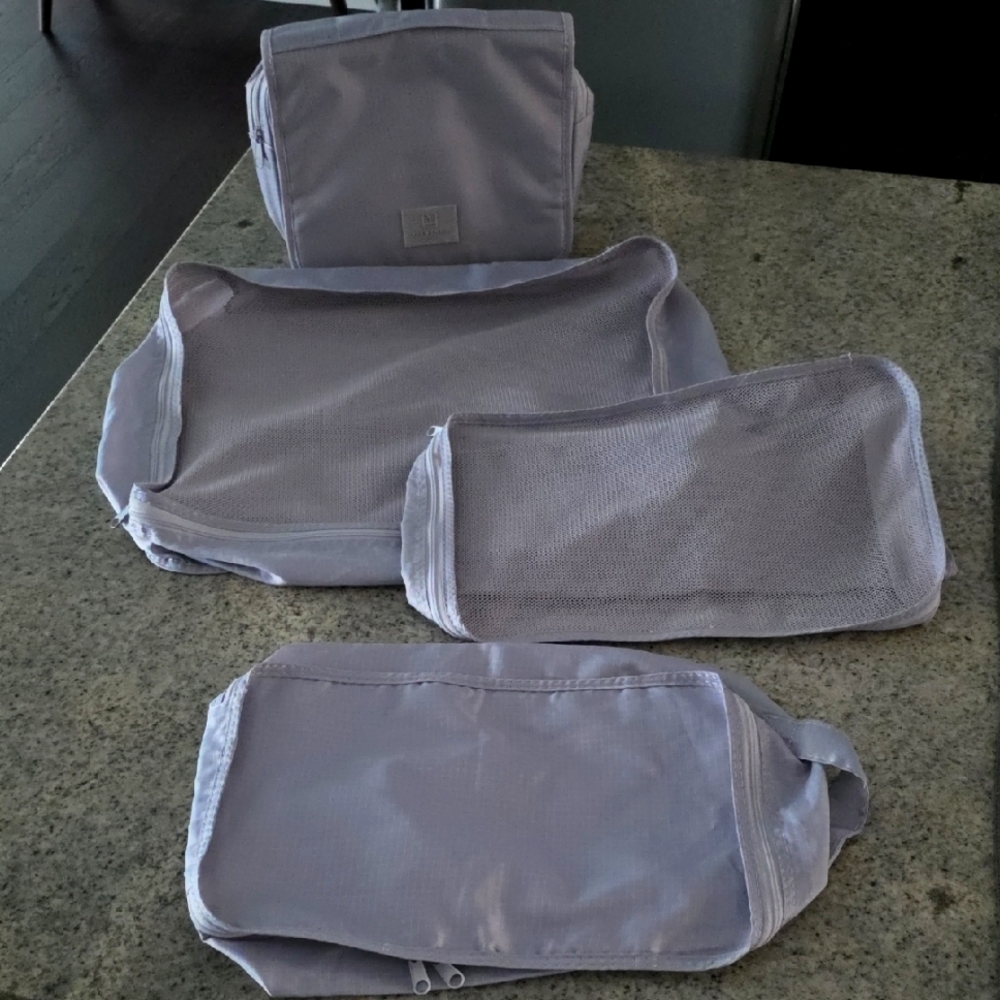 Gray Travel Packing Cubes Set